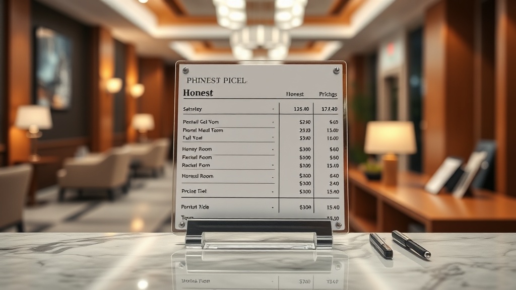 מחירים – בלי הפתעות, בלי אותיות קטנות